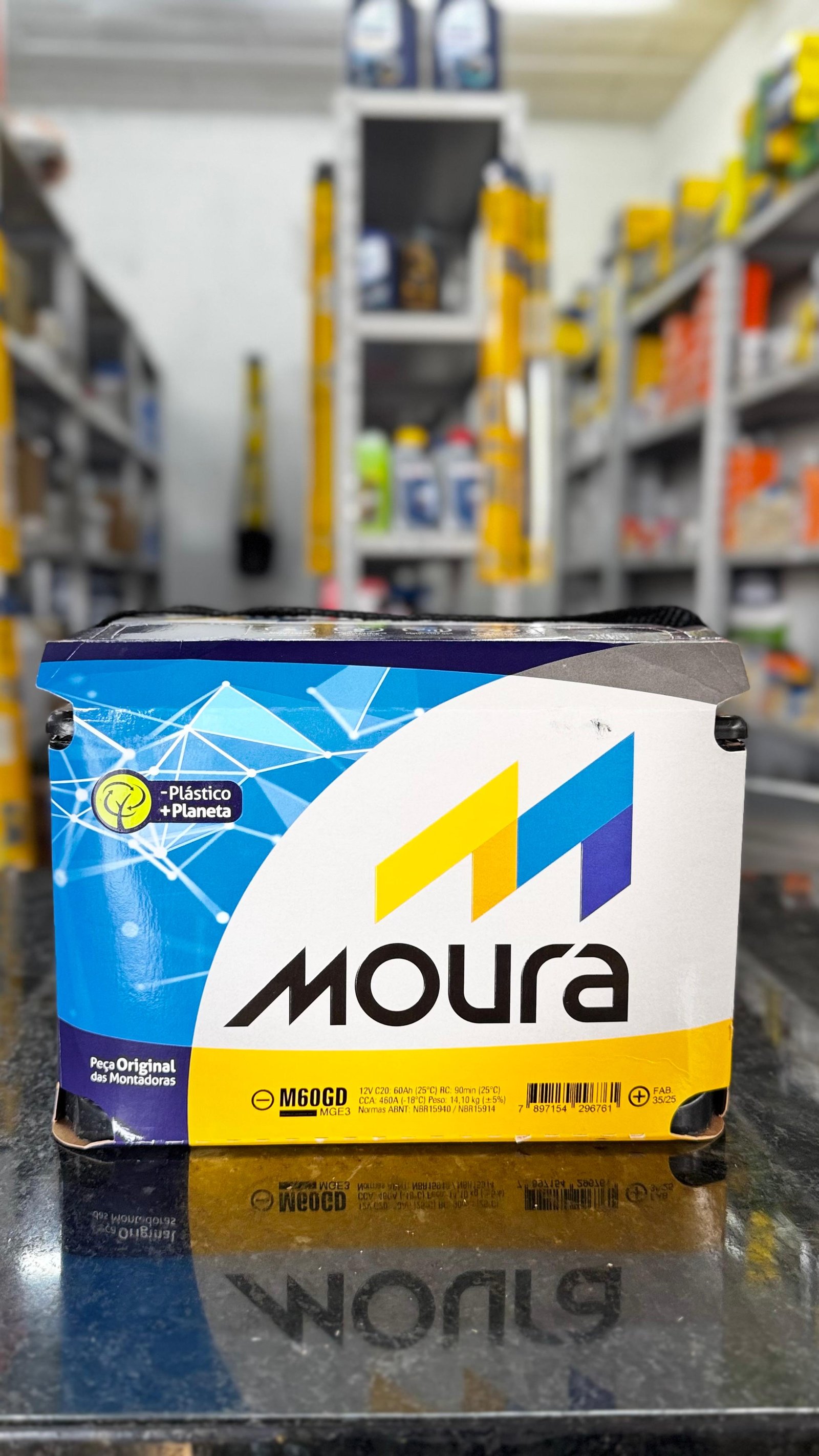 Bateria Automotiva Moura M60GD – 60Ah