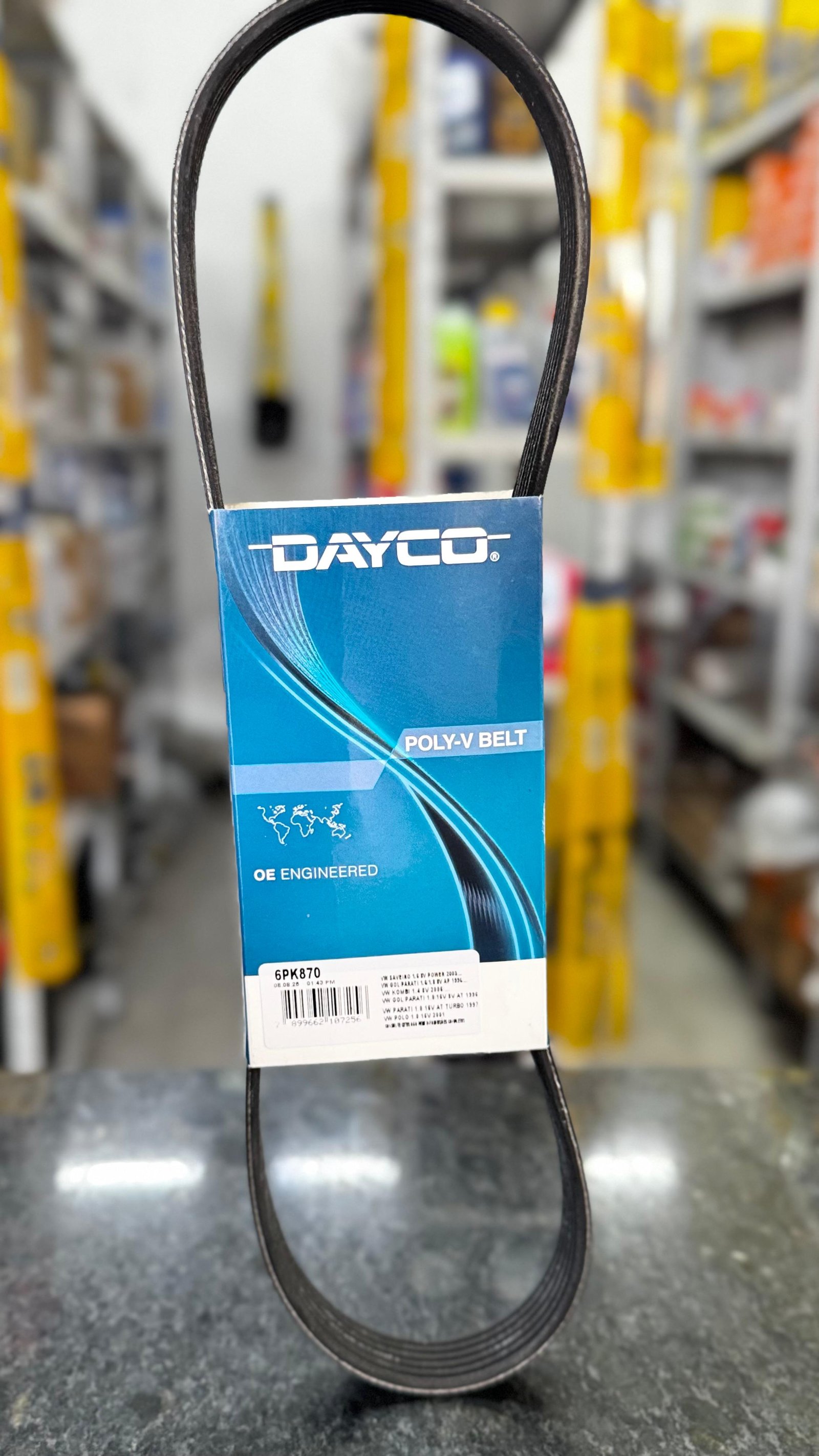 Correia Poly-V Dayco 6PK870