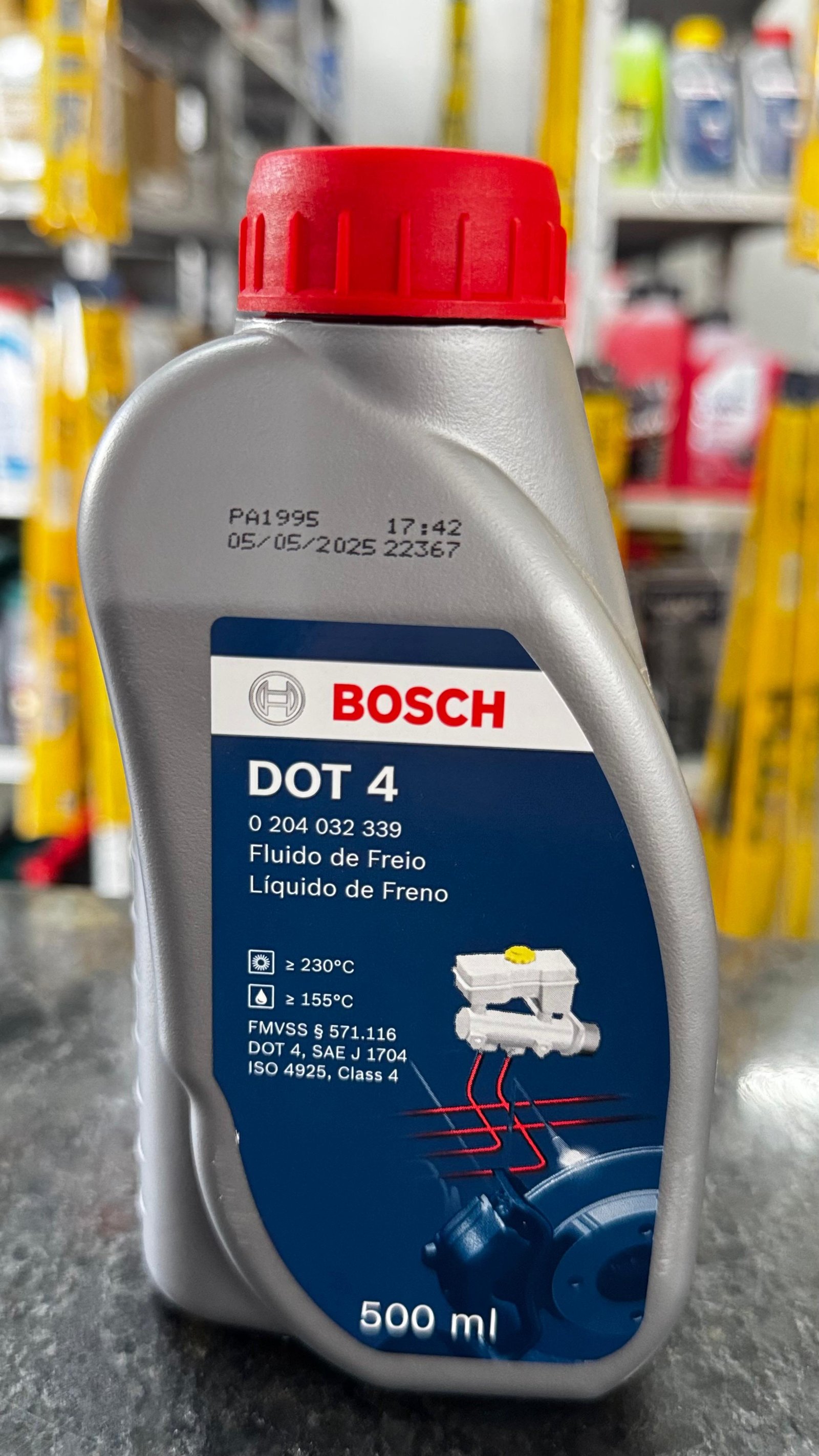 Fluido de Freio Bosch DOT 4 – 500 ml