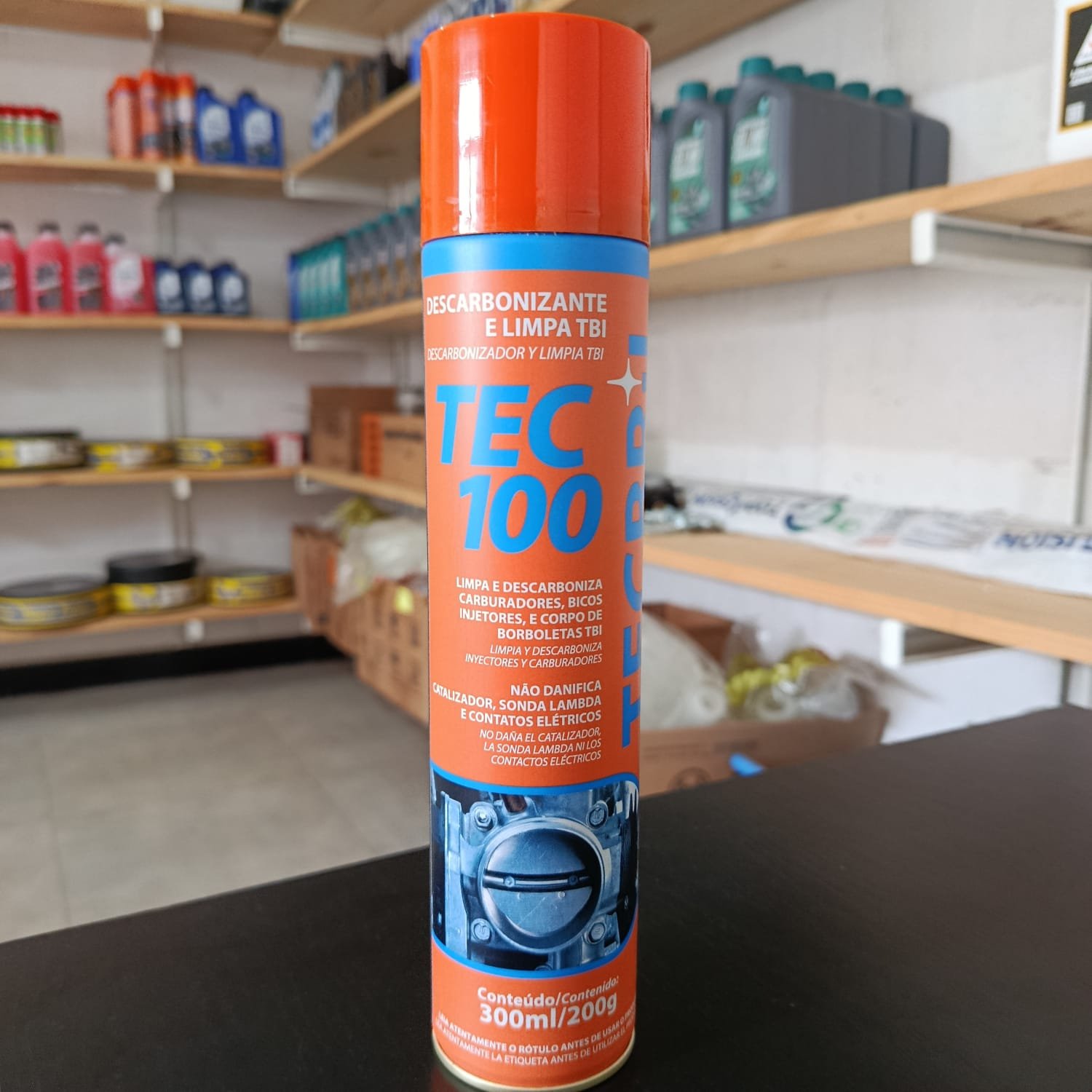 Descarbonizante e Limpa TBI TEC 100 300ml Corpo de Borboleta e Injeção